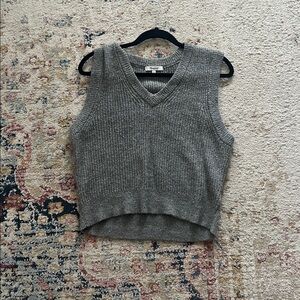 Madewell Fineloft Shrunken Sweater Vest